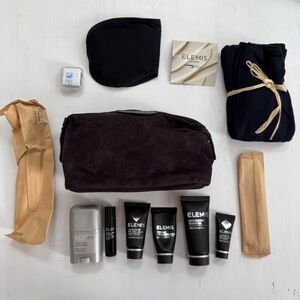 NWT Temperley for British Airways First Class zippered bag w/ Elemis toiletries